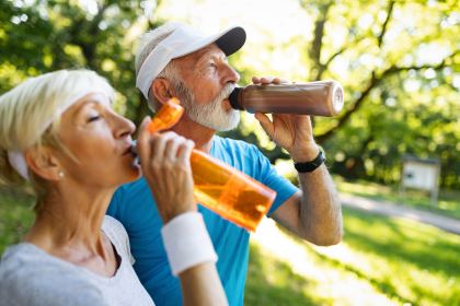 Use the buddy approach and remind each other to drink water.